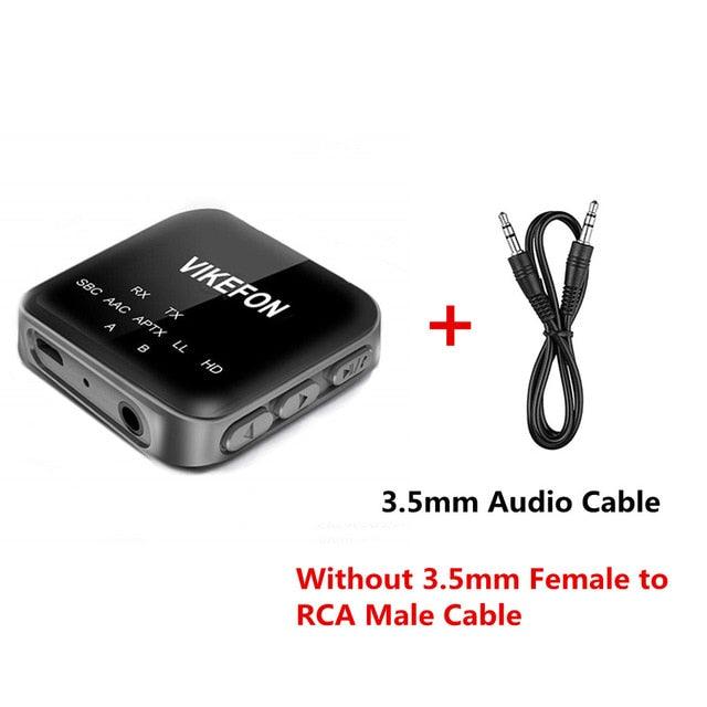 Aptx HD LL Bluetooth 5.0 Audio Receiver Transmitter CSR8675 RCA 3.5mm with MiC For TV PC Car speaker (HA1)(F57)