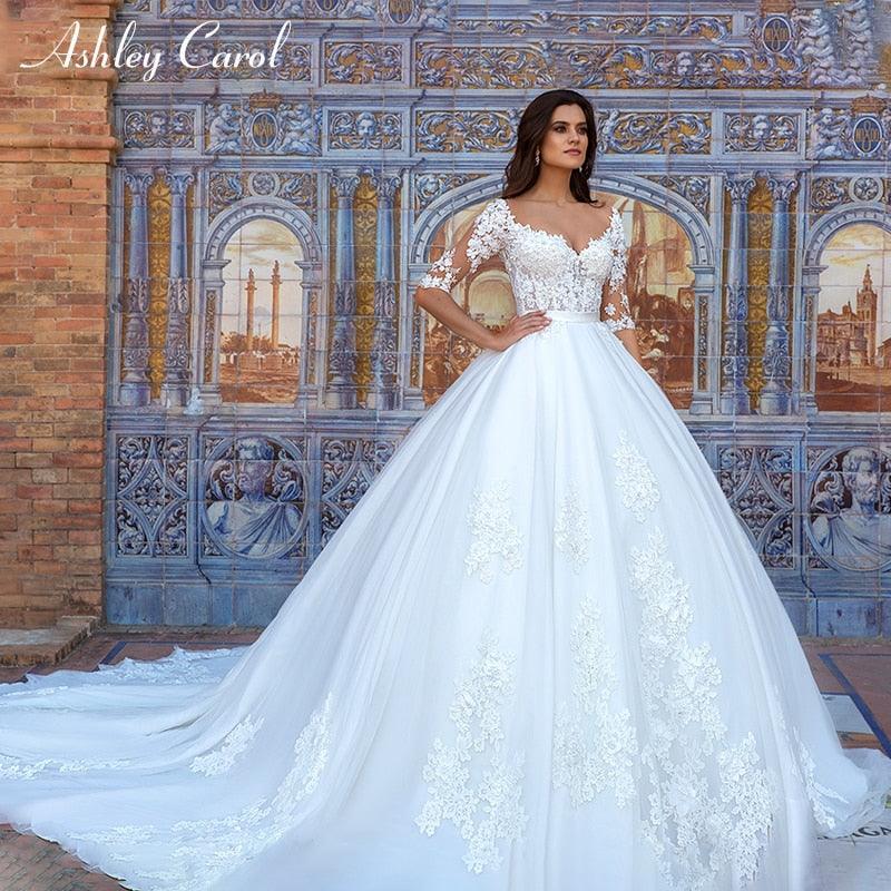 Princess Wedding Dresses - Ball Gown - Sexy Handmade Elegant Wedding Gowns (WSO1)