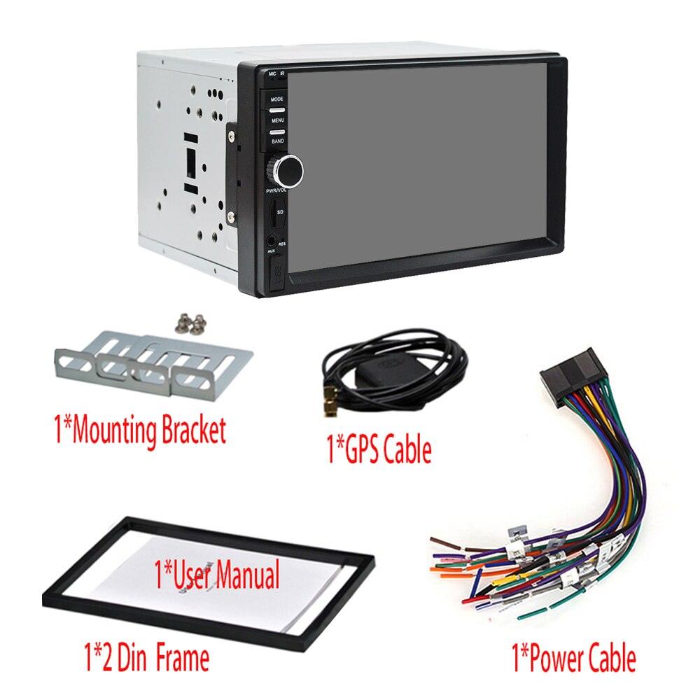 Auto 7" Android 9.0 Quad Core 2G+32G Universal Double 2Din no dvd Car Audio Stereo GPS Navigation (CT2)(CT5)