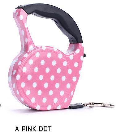 Automatic Retractable Dog Leash For Small Dogs - Nylon Rope Length 5m Dog Accessories For Large Dogs (D70)(2W1)