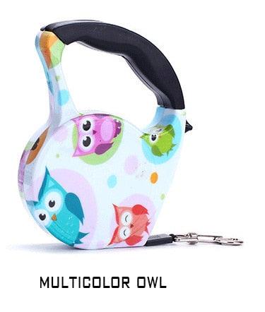Automatic Retractable Dog Leash For Small Dogs - Nylon Rope Length 5m Dog Accessories For Large Dogs (D70)(2W1)