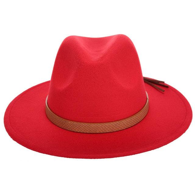 Autumn And Winter Men's And women's Universal Solid Color Snake Leather Belt Hats (MA3)
