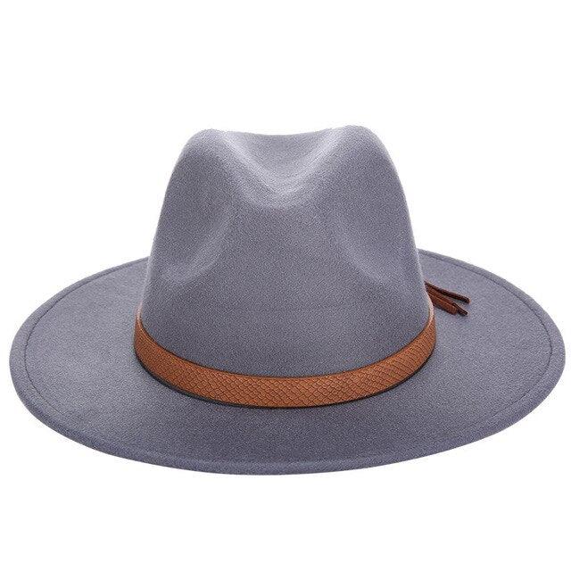 Autumn And Winter Men's And women's Universal Solid Color Snake Leather Belt Hats (MA3)