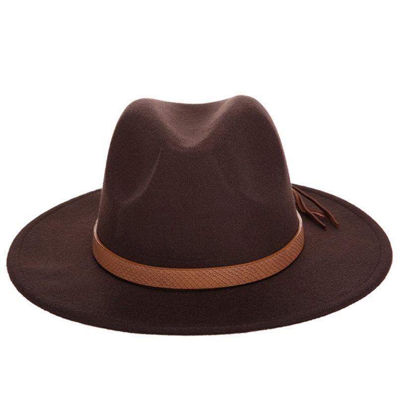 Autumn And Winter Men's And women's Universal Solid Color Snake Leather Belt Hats (MA3)