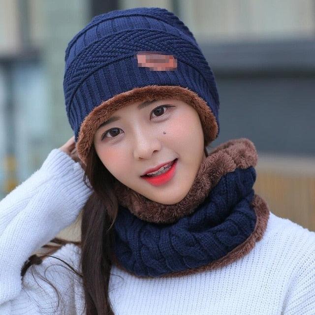 Amazing Warm Hats & Scarf - Winter Wool Beanie Knitted Hats (D87)(WH7)(WH9)
