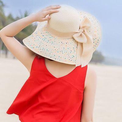 Gorgeous Large Brim Floppy Sun Hat - Beach Women's Hat - Foldable Summer (WH8)(F44)