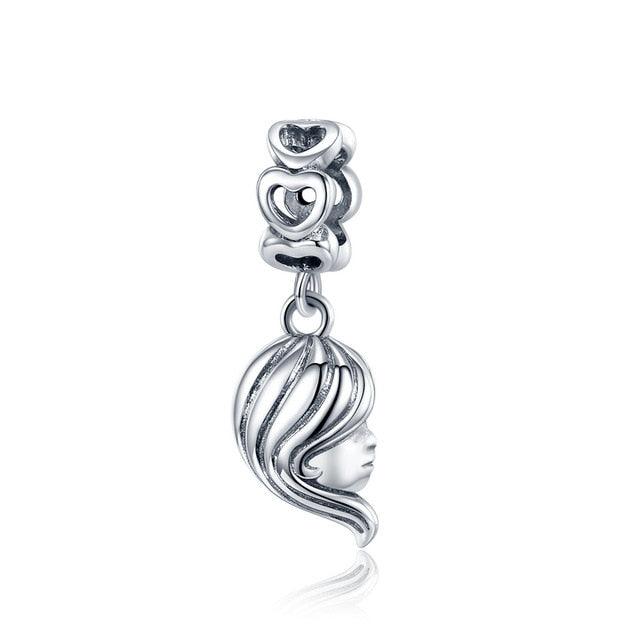 Great Starfish Moon Charms - 925 Sterling Silver Summer Sea Starfish Moon Pendants Charms (D81)(6JW)