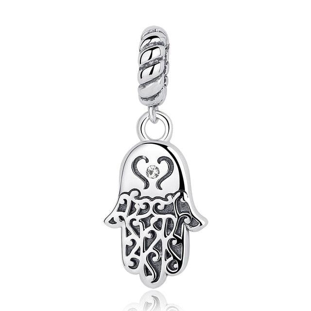Great Starfish Moon Charms - 925 Sterling Silver Summer Sea Starfish Moon Pendants Charms (D81)(6JW)