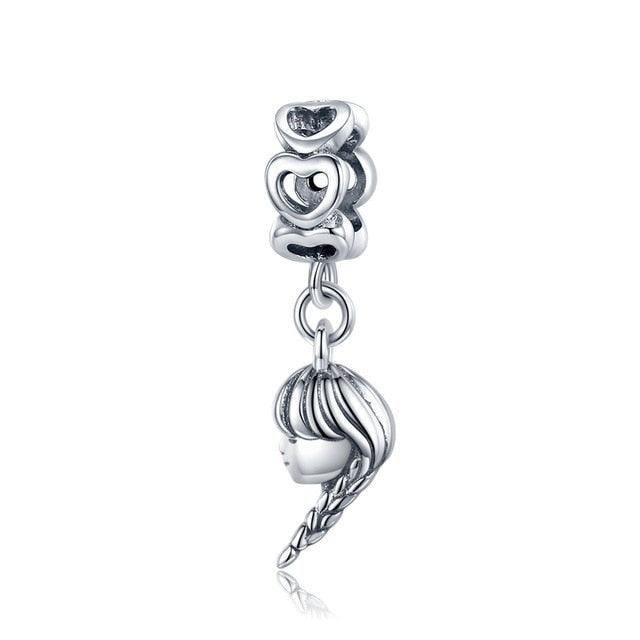 Great Starfish Moon Charms - 925 Sterling Silver Summer Sea Starfish Moon Pendants Charms (D81)(6JW)