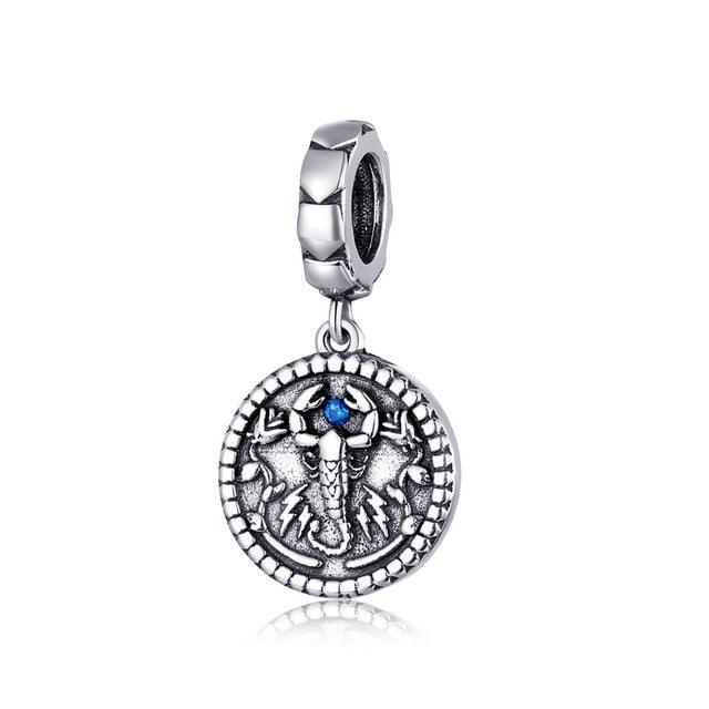Great Starfish Moon Charms - 925 Sterling Silver Summer Sea Starfish Moon Pendants Charms (D81)(6JW)