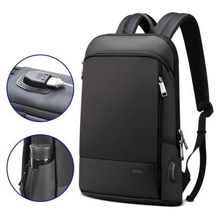 New Slim Laptop Backpack - Men USB 15 Inch Backpack - Anti Theft Backpack - Waterproof (1U78)