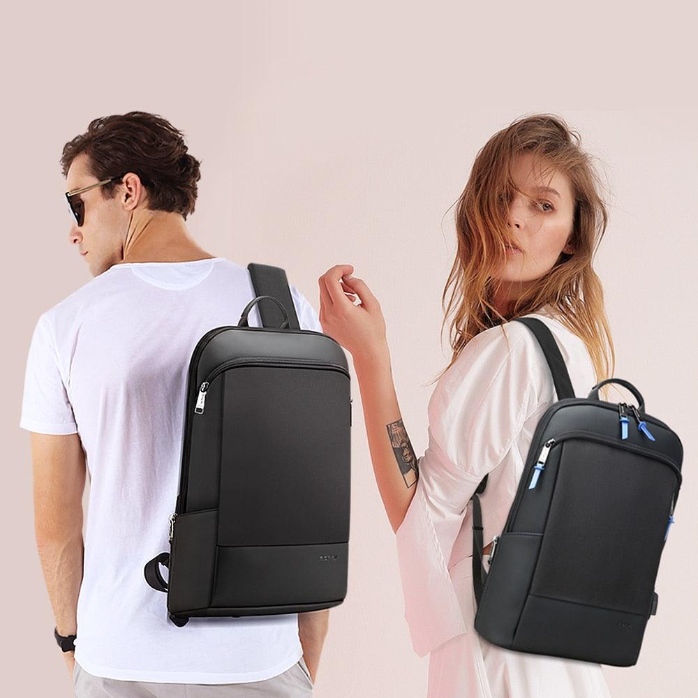 New Slim Laptop Backpack - Men USB 15 Inch Backpack - Anti Theft Backpack - Waterproof (1U78)