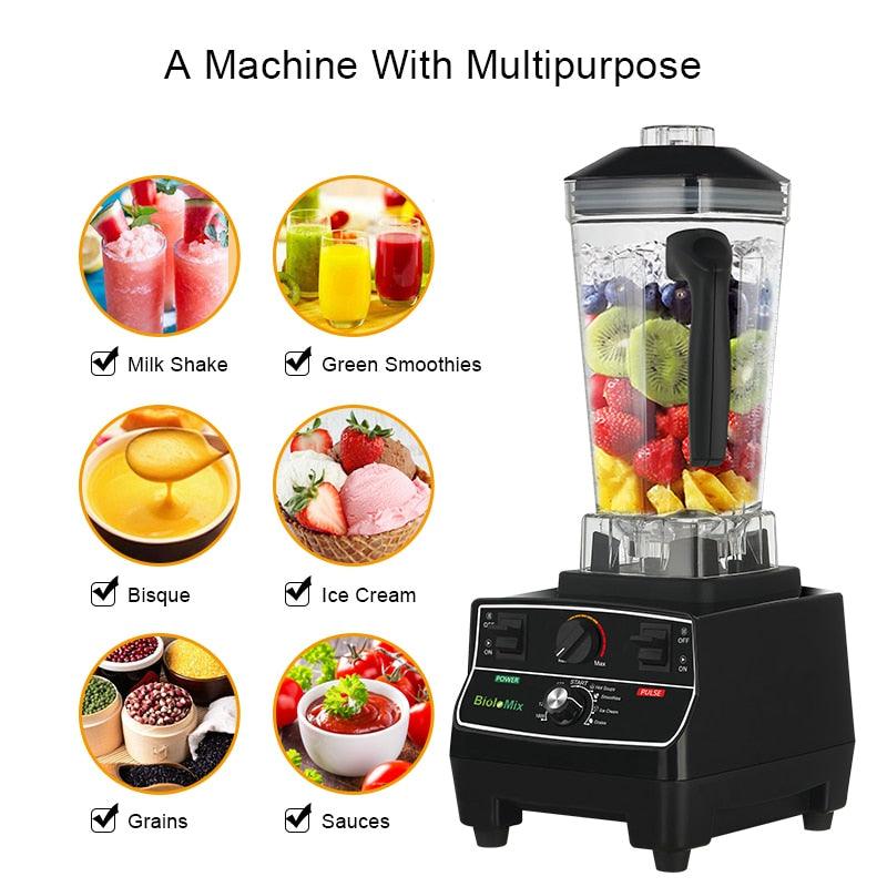 Digital 3HP BPA FREE 2L Automatic Touchpad Professional Blender