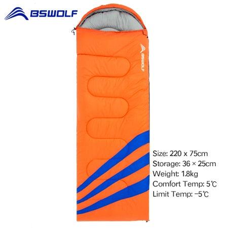 Great Camping Sleeping Bag - Ultralight 4 Season Portable Splicing Envelope Backpacking (2LT1)(F105)