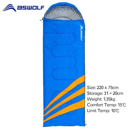 Great Camping Sleeping Bag - Ultralight 4 Season Portable Splicing Envelope Backpacking (2LT1)(F105)