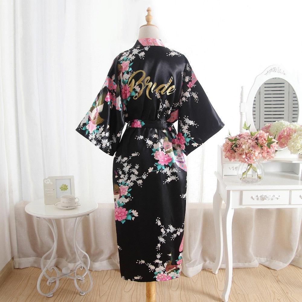 Amazing Silk Kimono Robe - Lovers Couple Nightgown Bath Gown Sleepwear –  Deals DejaVu
