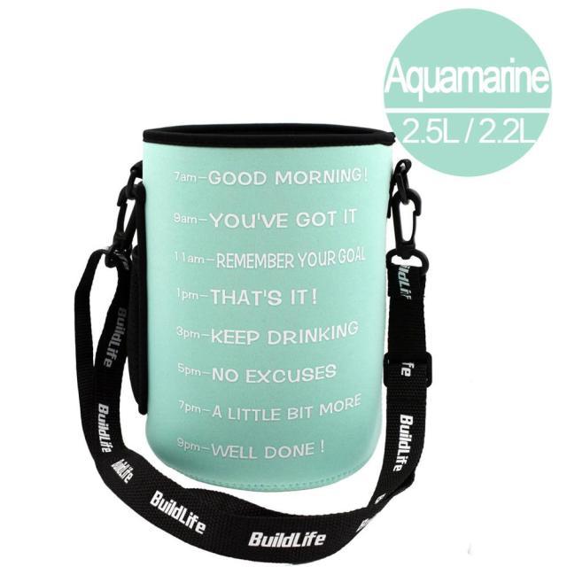 Great Bag Sleeve Bottle Cover Carrier With Shoulder strap Suitable For Quifit 2.2L 2.5L 3.78L Gallon Water Bottle (No Bottle Included)(FHB)(1AK1)(1U24)(F24)(1U101)(1U9)(F101)