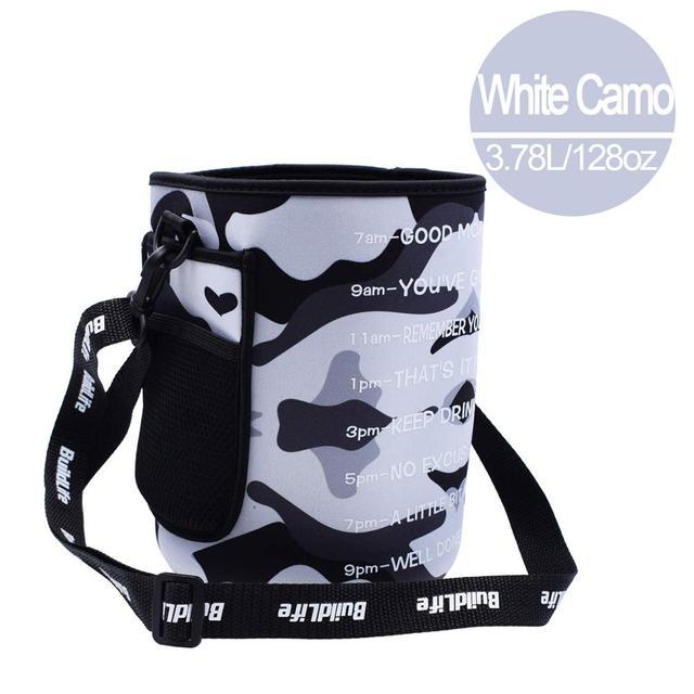 Great Bag Sleeve Bottle Cover Carrier With Shoulder strap Suitable For Quifit 2.2L 2.5L 3.78L Gallon Water Bottle (No Bottle Included)(FHB)(1AK1)(1U24)(F24)(1U101)(1U9)(F101)