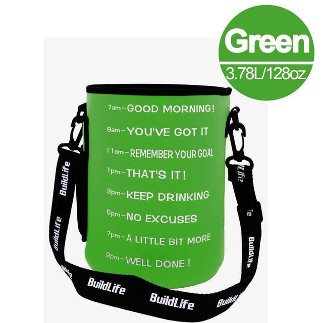 Great Bag Sleeve Bottle Cover Carrier With Shoulder strap Suitable For Quifit 2.2L 2.5L 3.78L Gallon Water Bottle (No Bottle Included)(FHB)(1AK1)(1U24)(F24)(1U101)(1U9)(F101)