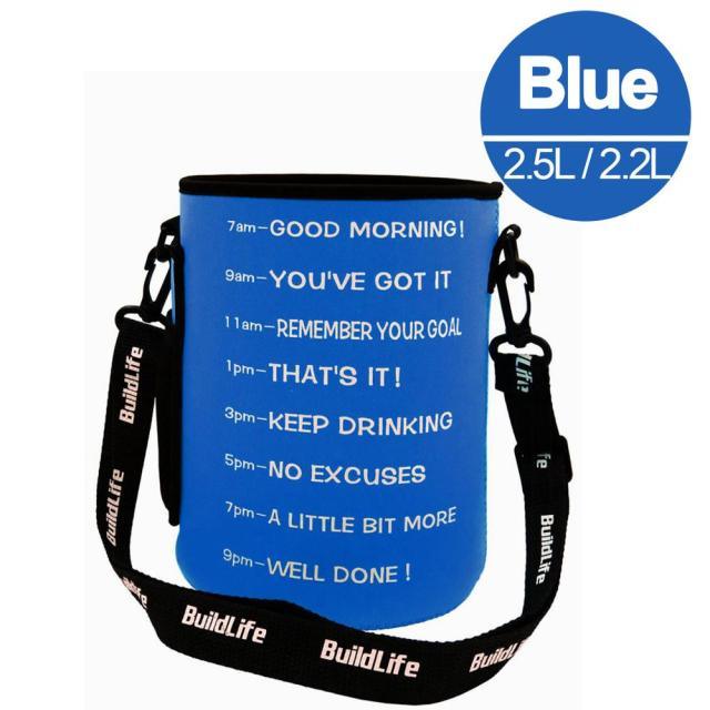 Great Bag Sleeve Bottle Cover Carrier With Shoulder strap Suitable For Quifit 2.2L 2.5L 3.78L Gallon Water Bottle (No Bottle Included)(FHB)(1AK1)(1U24)(F24)(1U101)(1U9)(F101)