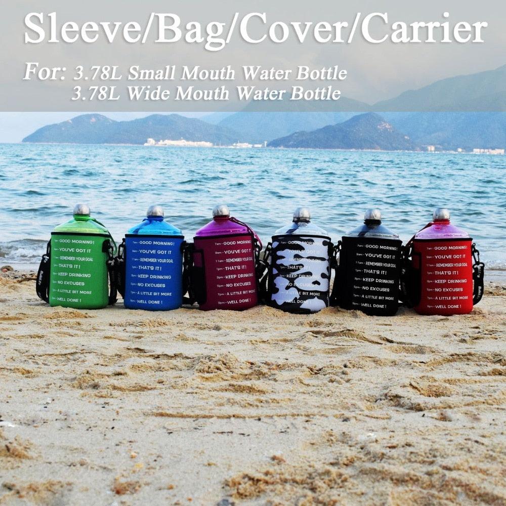 Great Bag Sleeve Bottle Cover Carrier With Shoulder strap Suitable For Quifit 2.2L 2.5L 3.78L Gallon Water Bottle (No Bottle Included)(FHB)(1AK1)(1U24)(F24)(1U101)(1U9)(F101)