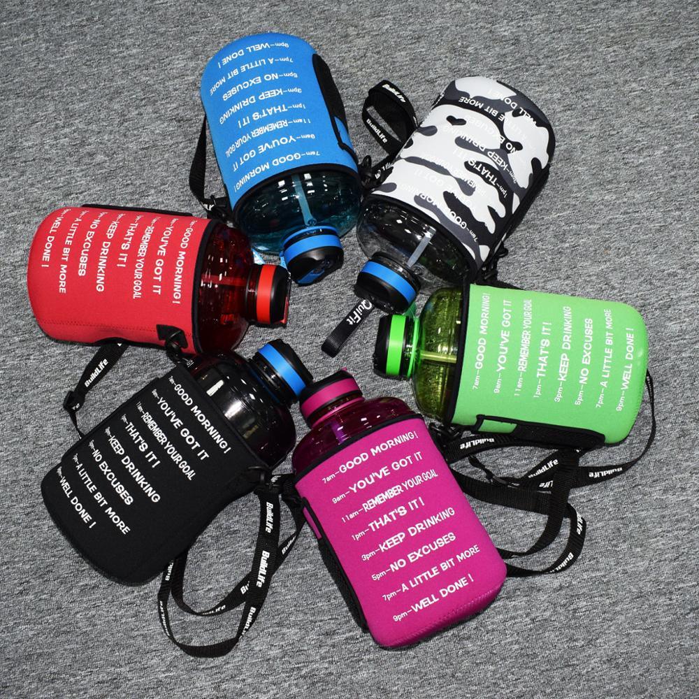 Great Bag Sleeve Bottle Cover Carrier With Shoulder strap Suitable For Quifit 2.2L 2.5L 3.78L Gallon Water Bottle (No Bottle Included)(FHB)(1AK1)(1U24)(F24)(1U101)(1U9)(F101)