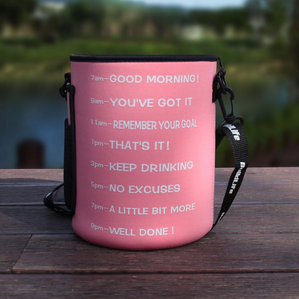 Great Bag Sleeve Bottle Cover Carrier With Shoulder strap Suitable For Quifit 2.2L 2.5L 3.78L Gallon Water Bottle (No Bottle Included)(FHB)(1AK1)(1U24)(F24)(1U101)(1U9)(F101)