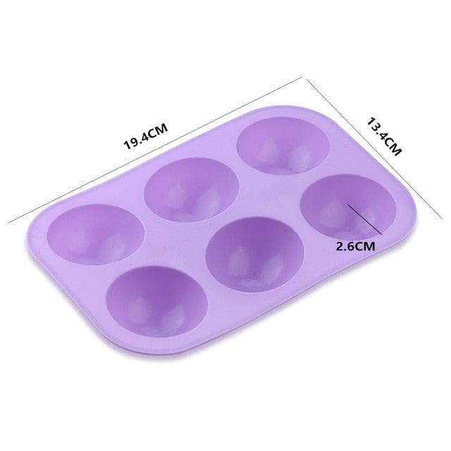 Ball Sphere Silicone Mold For Cake Pastry Baking Chocolate Candy Fondant Bakeware (AK2)