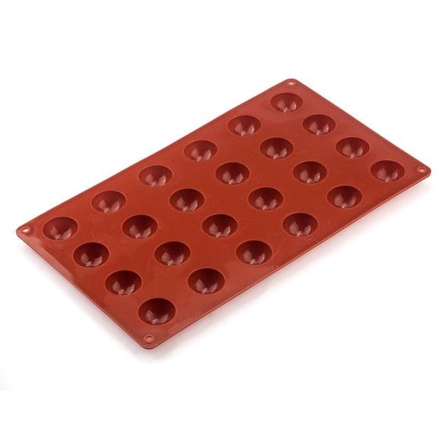 Ball Sphere Silicone Mold For Cake Pastry Baking Chocolate Candy Fondant Bakeware (AK2)