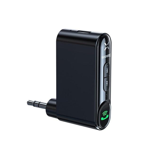 Great Car Aux Bluetooth 5.0 Adapter Wireless 3.5mm Audio Receiver - Auto Bluetooth Handsfree Car Kit Speaker Headphone (D89)(7WH1)