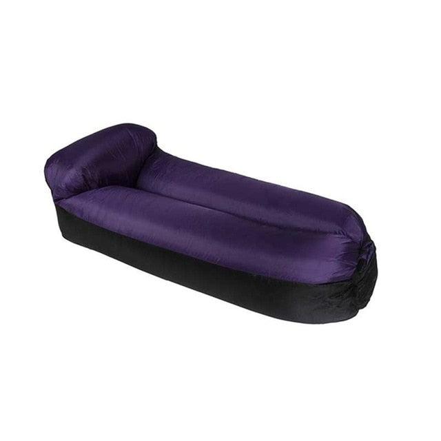 Beach Lounge Chair - Fast Folding Camping Sleeping Bag - Waterproof Inflatable Sofa (2LT1)(F105)