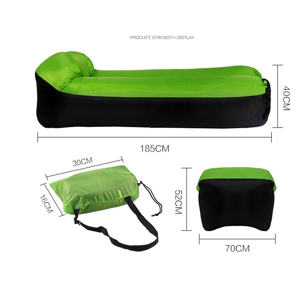 Beach Lounge Chair - Fast Folding Camping Sleeping Bag - Waterproof Inflatable Sofa (2LT1)(F105)