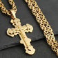 Bible Silver Color Jesus Cross Stainless Steel Pendants Necklaces - Long Chain Necklace (MJ2)(F83)