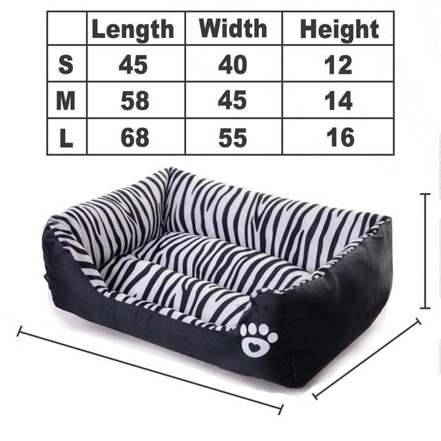 Great Big Large Hot Dog Bed - Large Medium Small Dogs Plush Dog Bed (D74)(4W3)