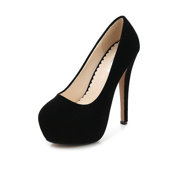 Gorgeous Women High Heel Pump Sexy Night Club Shoes - Ultra Wedding Heels (D37)(SH1)(CD)(WO2)
