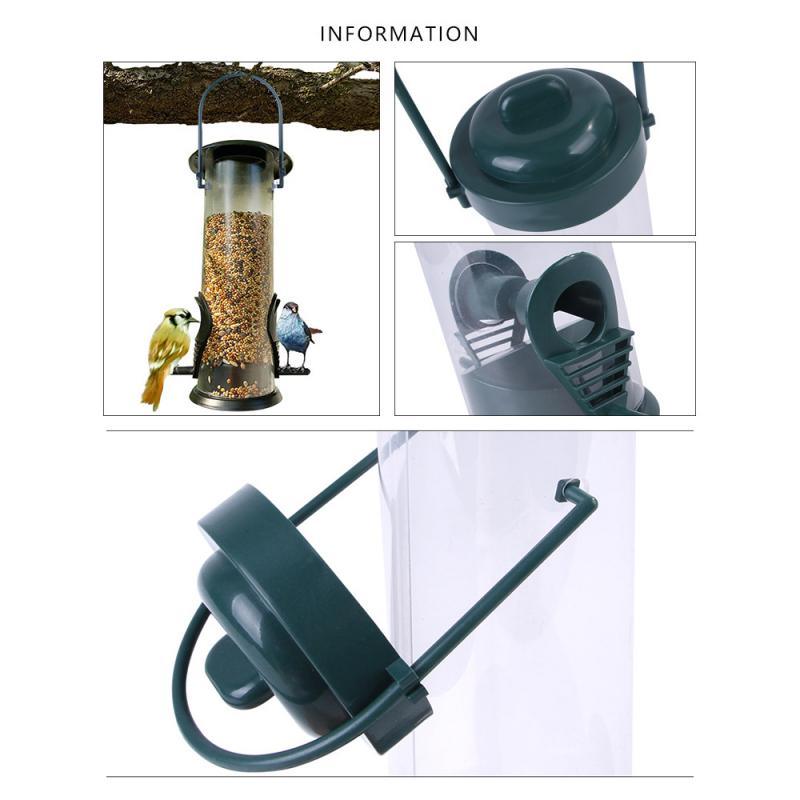 Bird Feeder Outdoor Feeding Portable Wild Birds Pet Products Bird Supplies (9W4)1