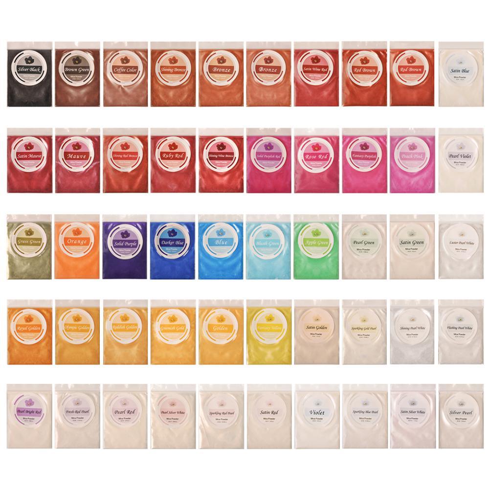 36 Color Mica Powder Pigment Resin Cosmetic Mica Powder Set - Kit Pigment for Resin For Lip Gloss (N4)(1U85)(F85)