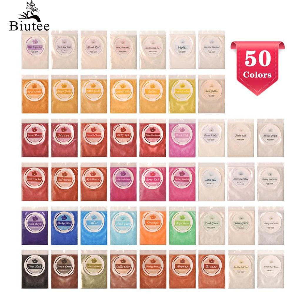 Great Powder Pigment 50Colors Nail Glitter (N4)(1U85)(F85)