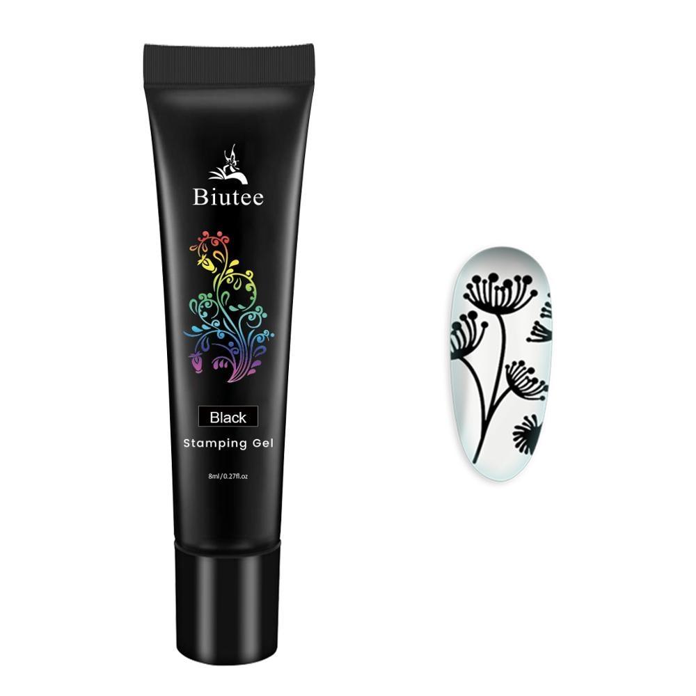 Nail Stamping Gel Polish Set Varnish Nail UV Gel For Print Oil Soak Off For Nail Art Stamping Plate Gel Nail Polish Gel (N1)(1U85)