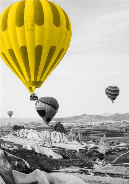 Trending Black and White Landscape Picture Home Decor Nordic Canvas Painting (AD1)(1BM)