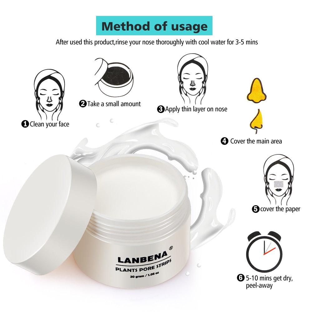Blackhead Removal Peel Off Mask Nose Pore Strip Deep Cleansing Whitehead Extractor Black Head Peeling Mask (M1)(1U86)