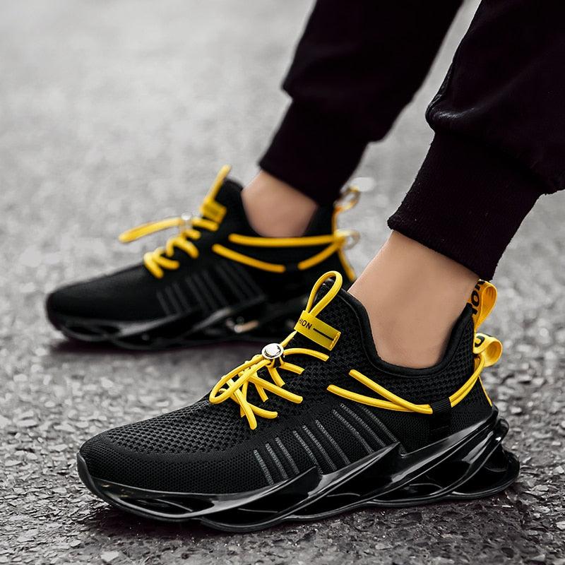 Trending Casual Shoes - Men's Fashion Light Breathable Sport Running Jogging Sneakers (MSC2A)(F12)