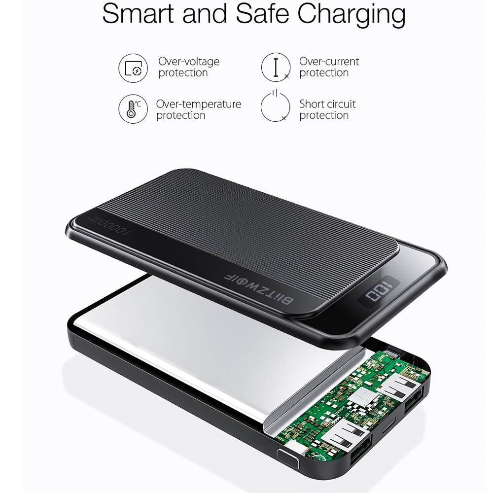 10000mAh 22.5W Digital Display QC3.0 PD3.0 SCP Dual Output Input Smart Power Bank (1U104)(1LT1)(F104)