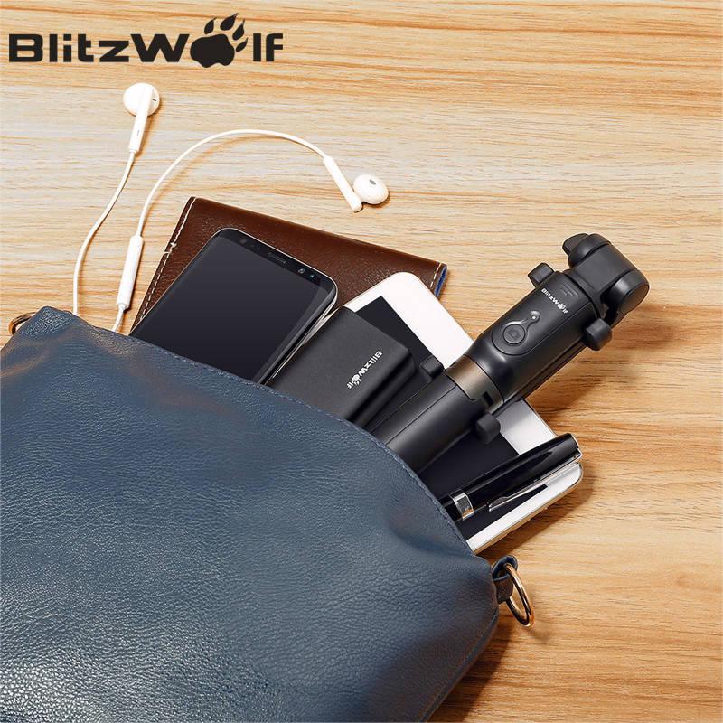 BS3 3 in 1 Wireless bluetooth Selfie Stick Tripod Mini Extendable Monopod Universal For iPhone For Samsung Stable (RS)(1U50)