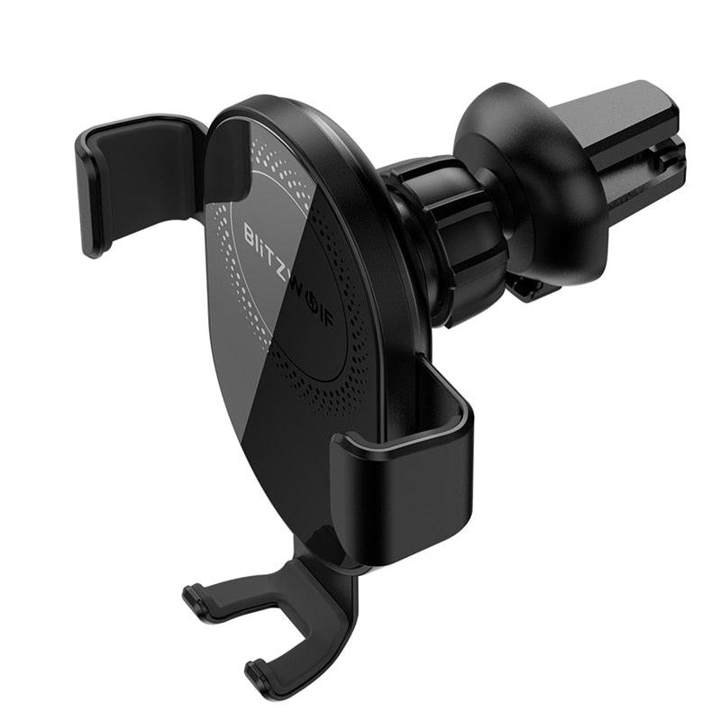 BW CW1 10W 7.5W 5W 360°Rotation Qi Wireless Car Charger- Phone Holder (1U104)(1LT1)