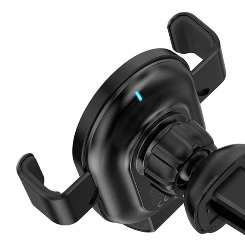 BW CW1 10W 7.5W 5W 360°Rotation Qi Wireless Car Charger- Phone Holder (1U104)(1LT1)