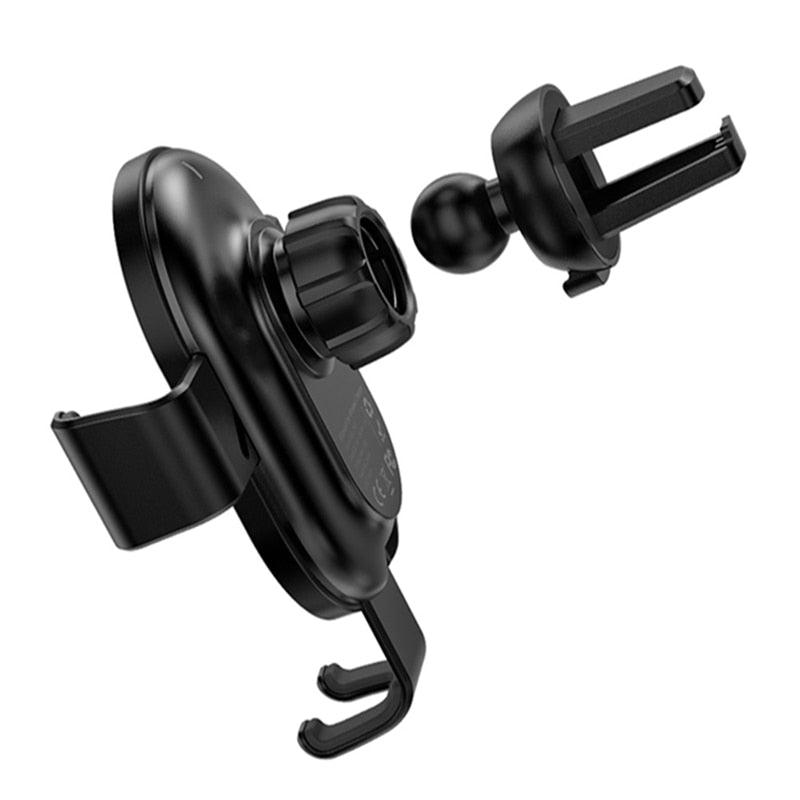BW CW1 10W 7.5W 5W 360°Rotation Qi Wireless Car Charger- Phone Holder (1U104)(1LT1)