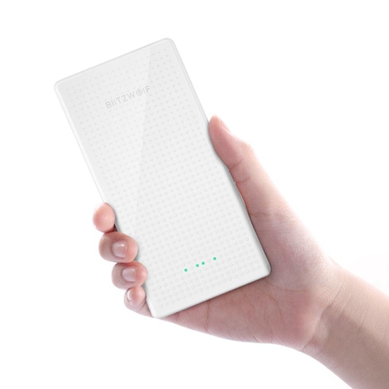 BW-P7 5000mAh Slim Design USB Power Bank - for iPhone 11 Pro X XS Max 8 Plus for Samsung S9/S9+ S8 Note 9 (1U104)(1LT1)