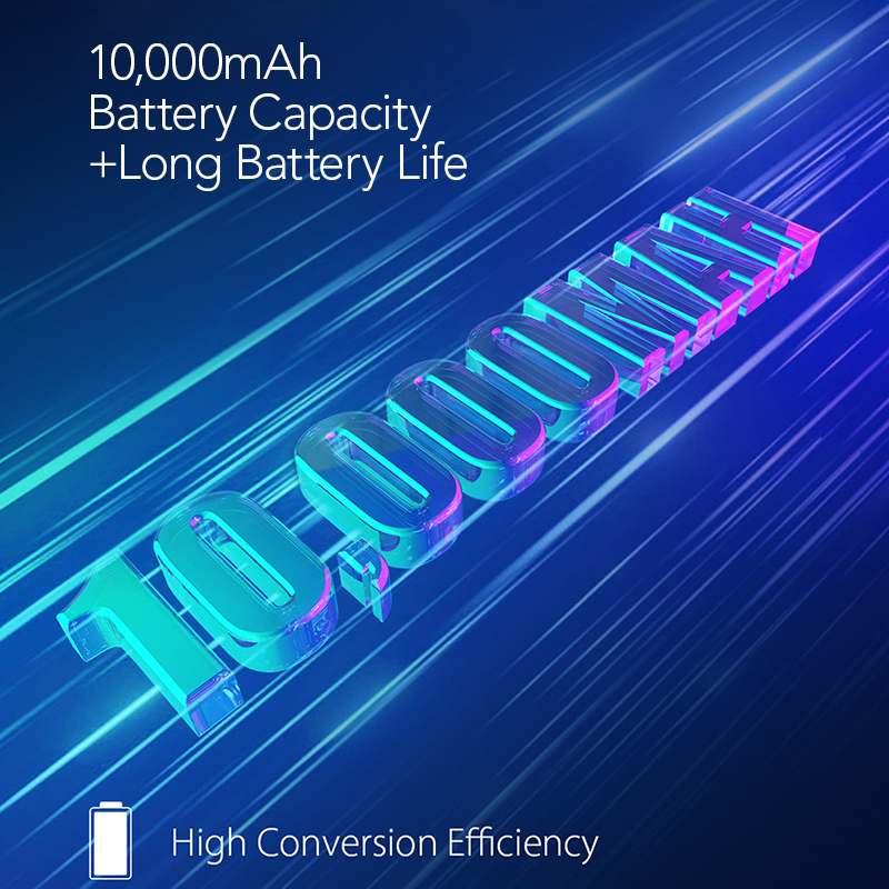 18W 10000mAh USB PD QC 3.0 Power Bank - Type C Fast Charging Dual for iPhone, Xiaomi , Huawei (1U104)(1LT1)1