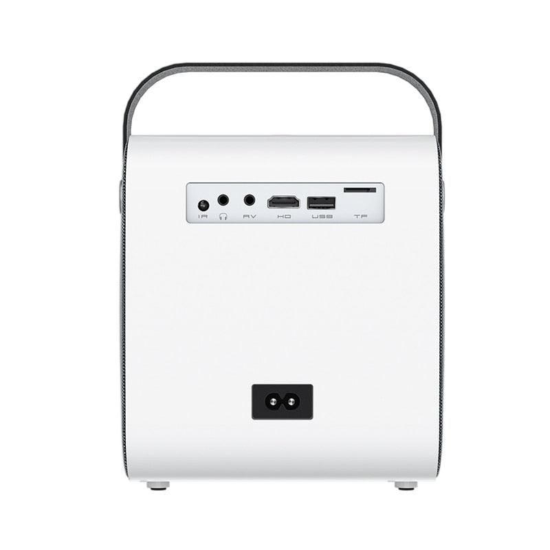 Portable LCD Projector 3800 Lumens 1280*720P HD Multimedia bluetooth Projector with 2 Speaker Theater Projector (ST1)(F53)